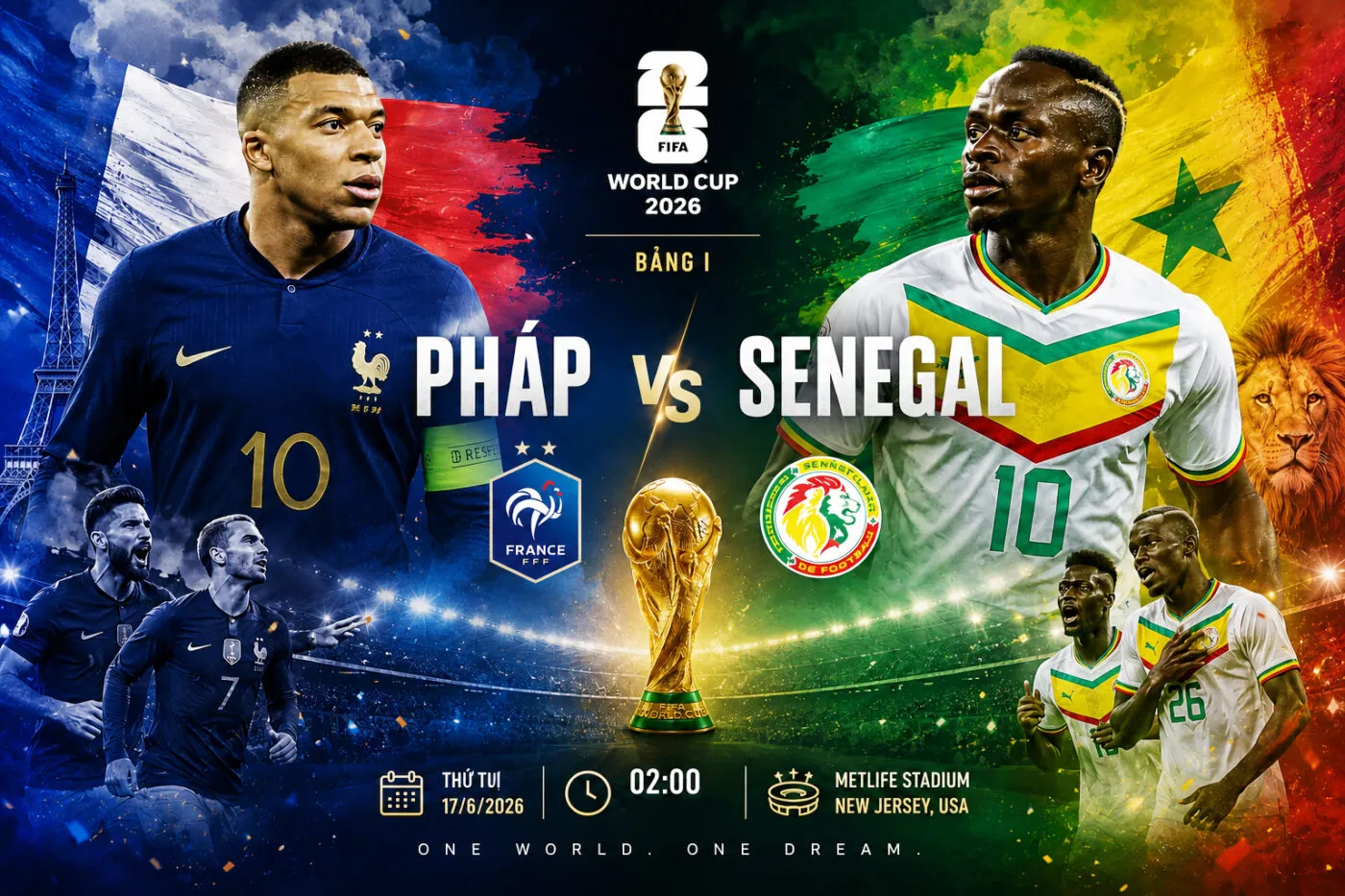 Nhận định Pháp vs Senegal